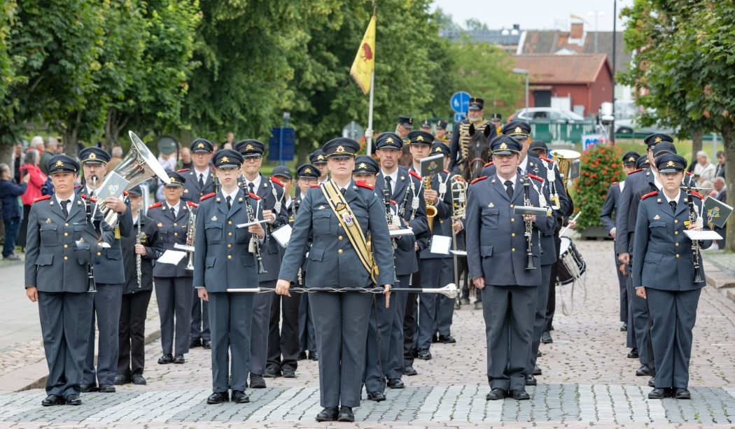 Foto på Hemvärnets Musikkår Eksjö