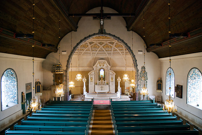 Interiör Ingatorps kyrka