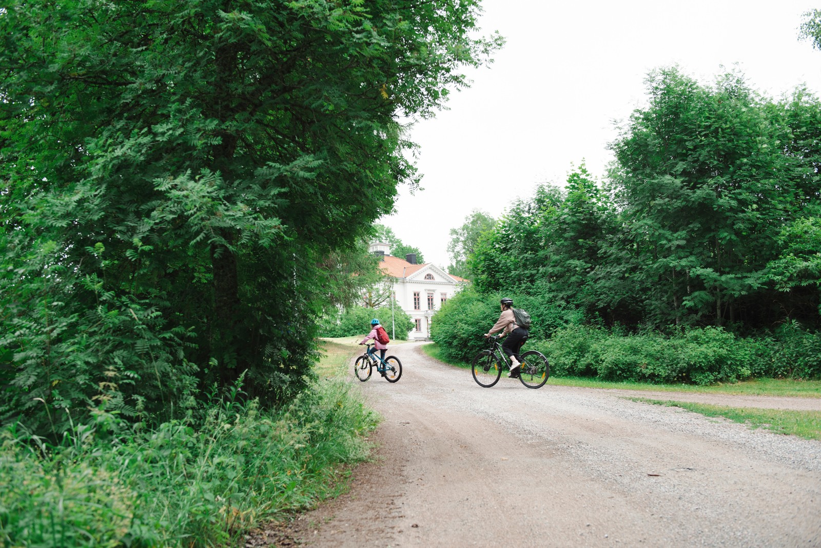 Citynära cykling i historisk miljö.