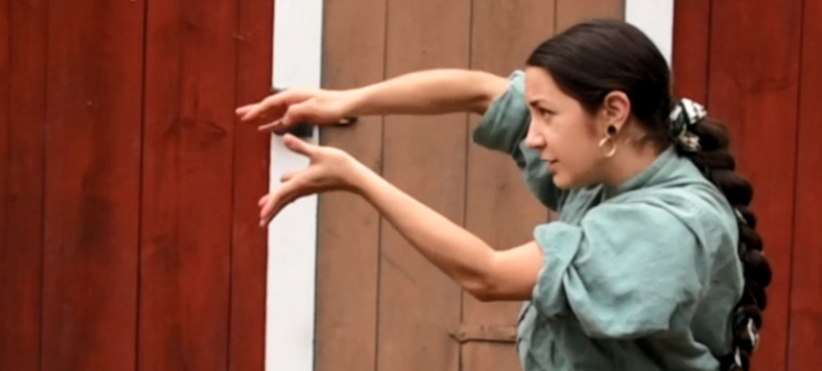 Tjej som dansar