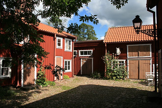 Innergården till Fornminnesgården