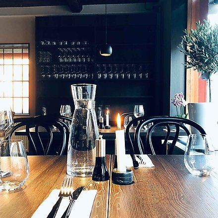 Interiör från Restaurang Bron